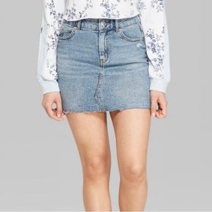 Wild fable denim skirt size 14
